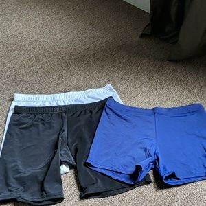 3 girls biking shorts